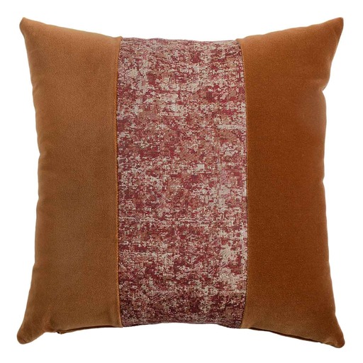 Luxurious cushion square Carrè Degradè in false unit fabric