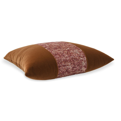 Luxurious cushion square Carrè Degradè in false unit fabric