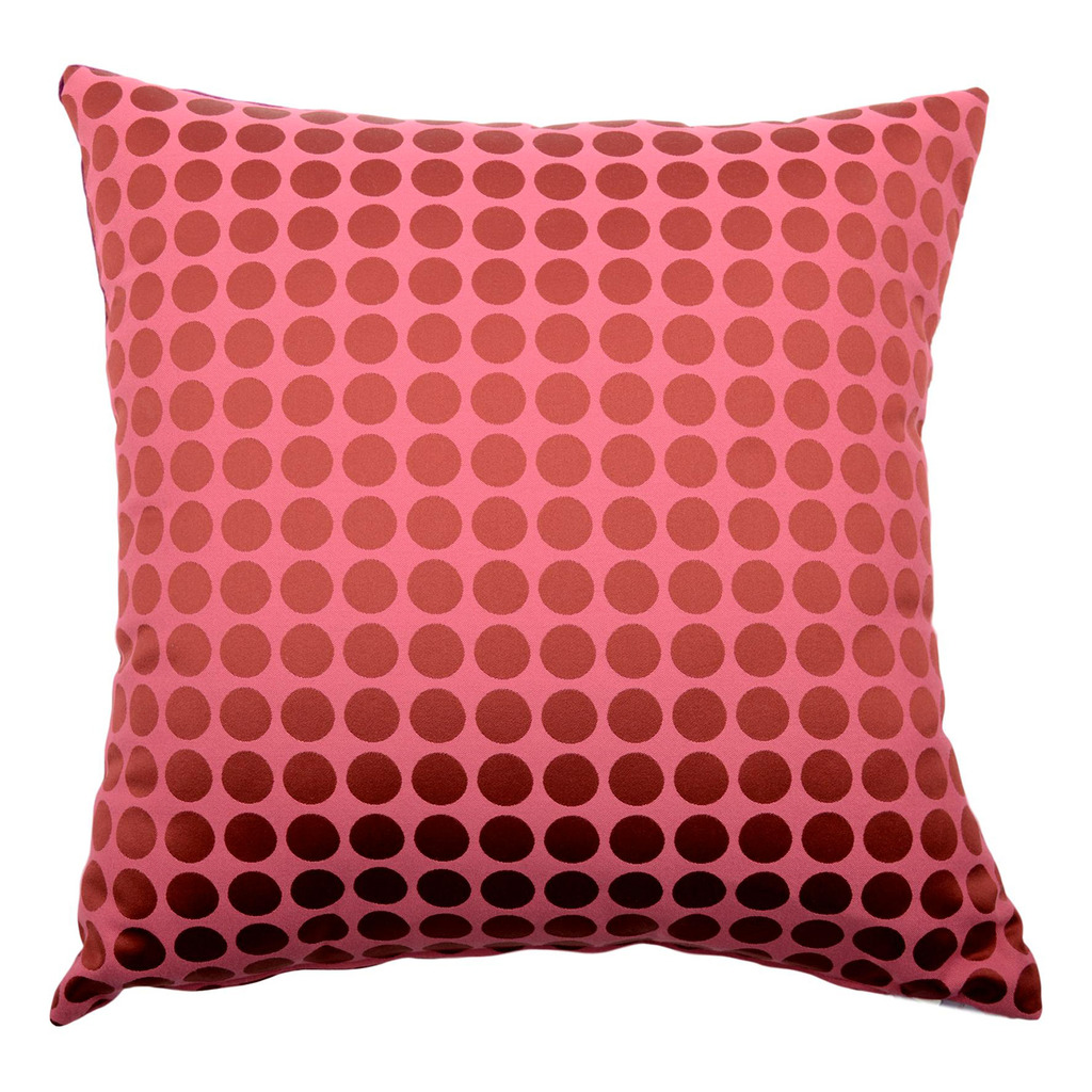 Luxurious cushion square Carrè T in multicolor/pattern fabric
