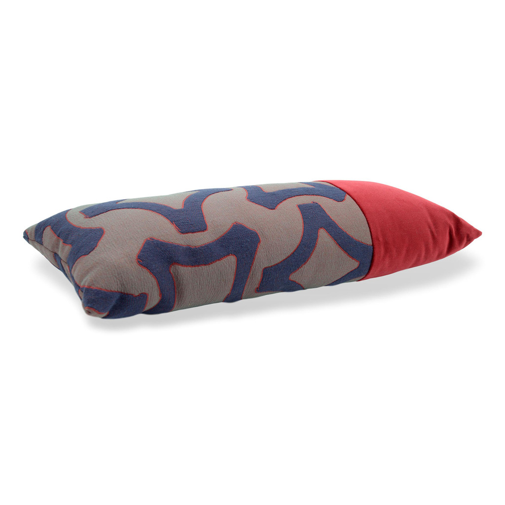 Luxurious cushion rectangular Simple in multicolor/pattern fabric