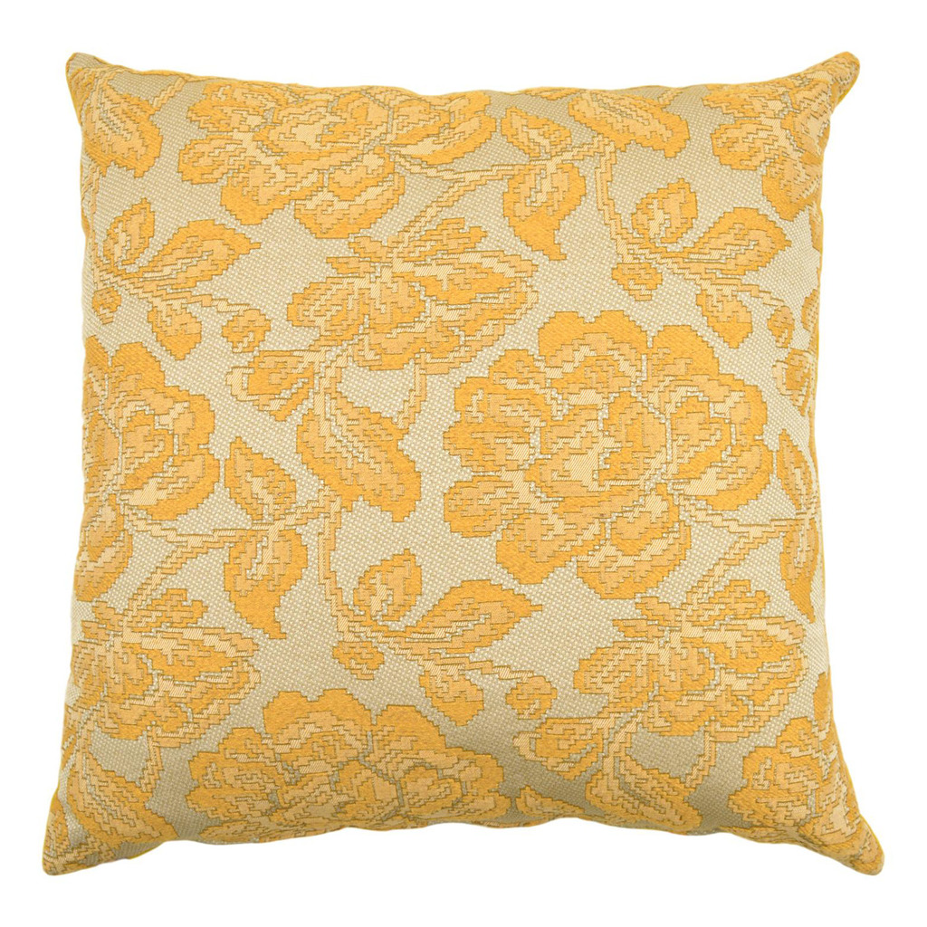 Luxurious cushion square Carrè in multicolor/pattern fabric