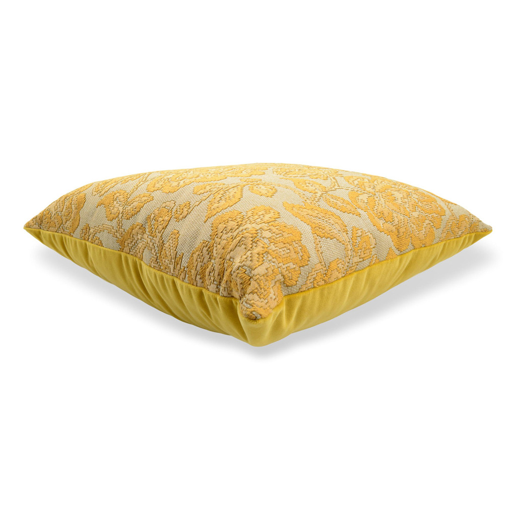 Luxurious cushion square Carrè in multicolor/pattern fabric