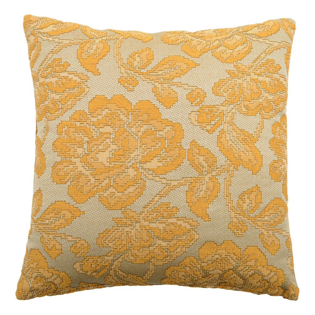 Luxurious cushion square Carrè in multicolor/pattern fabric