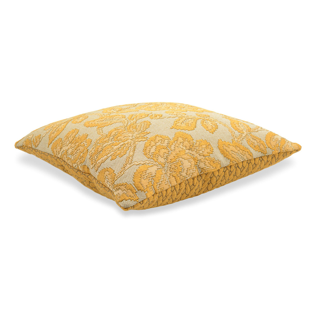 Luxurious cushion square Carrè in multicolor/pattern fabric