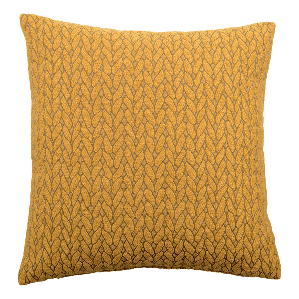 Luxurious cushion square Carrè in multicolor/pattern fabric