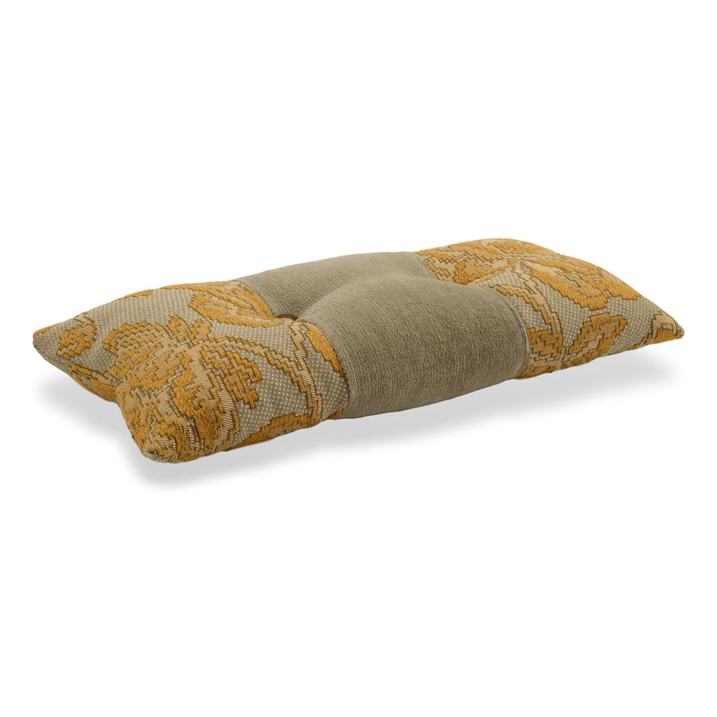 Luxurious cushion rectangular Cucù in multicolor/pattern fabric