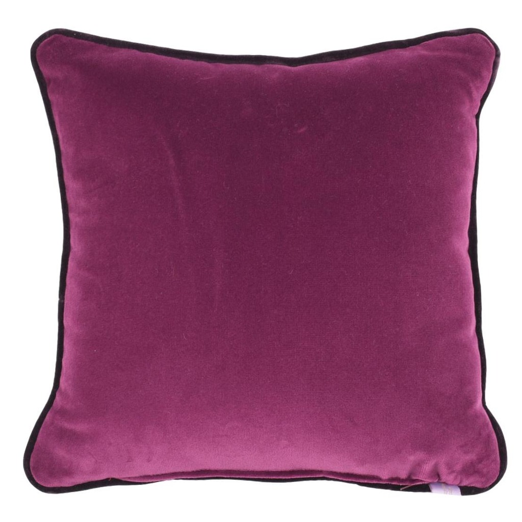 Luxurious cushion square Carrè in multicolor/pattern fabric
