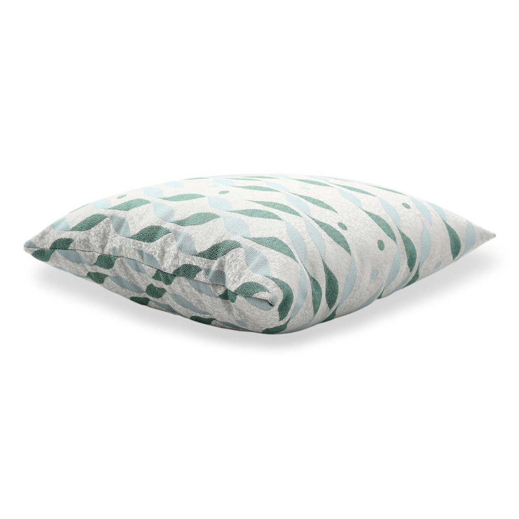 Luxurious cushion square Carrè in multicolor/pattern fabric