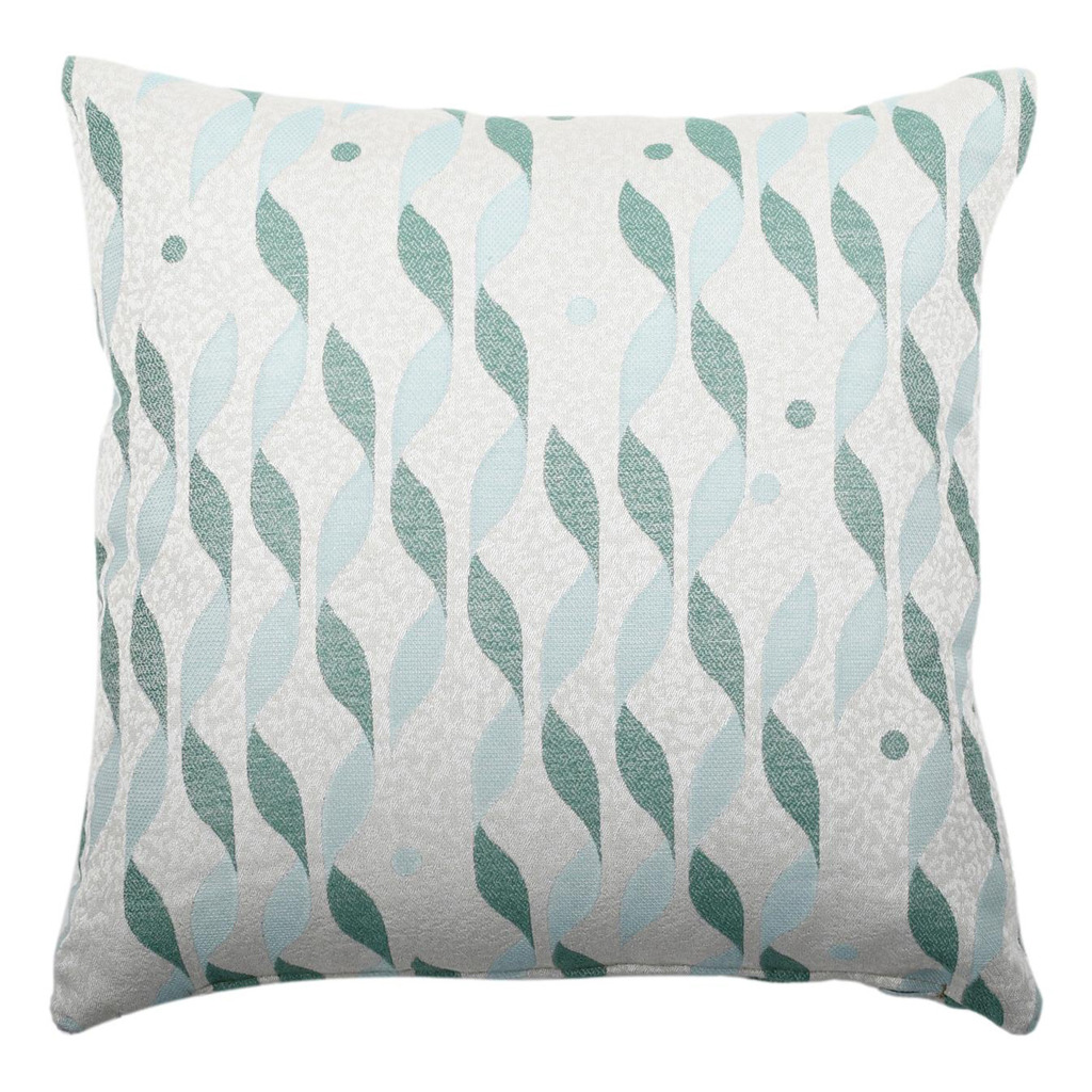 Luxurious cushion square Carrè in multicolor/pattern fabric