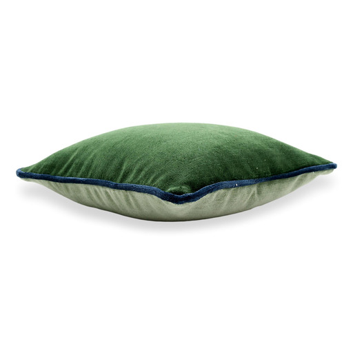 Luxurious cushion square Carrè in solid color velvet