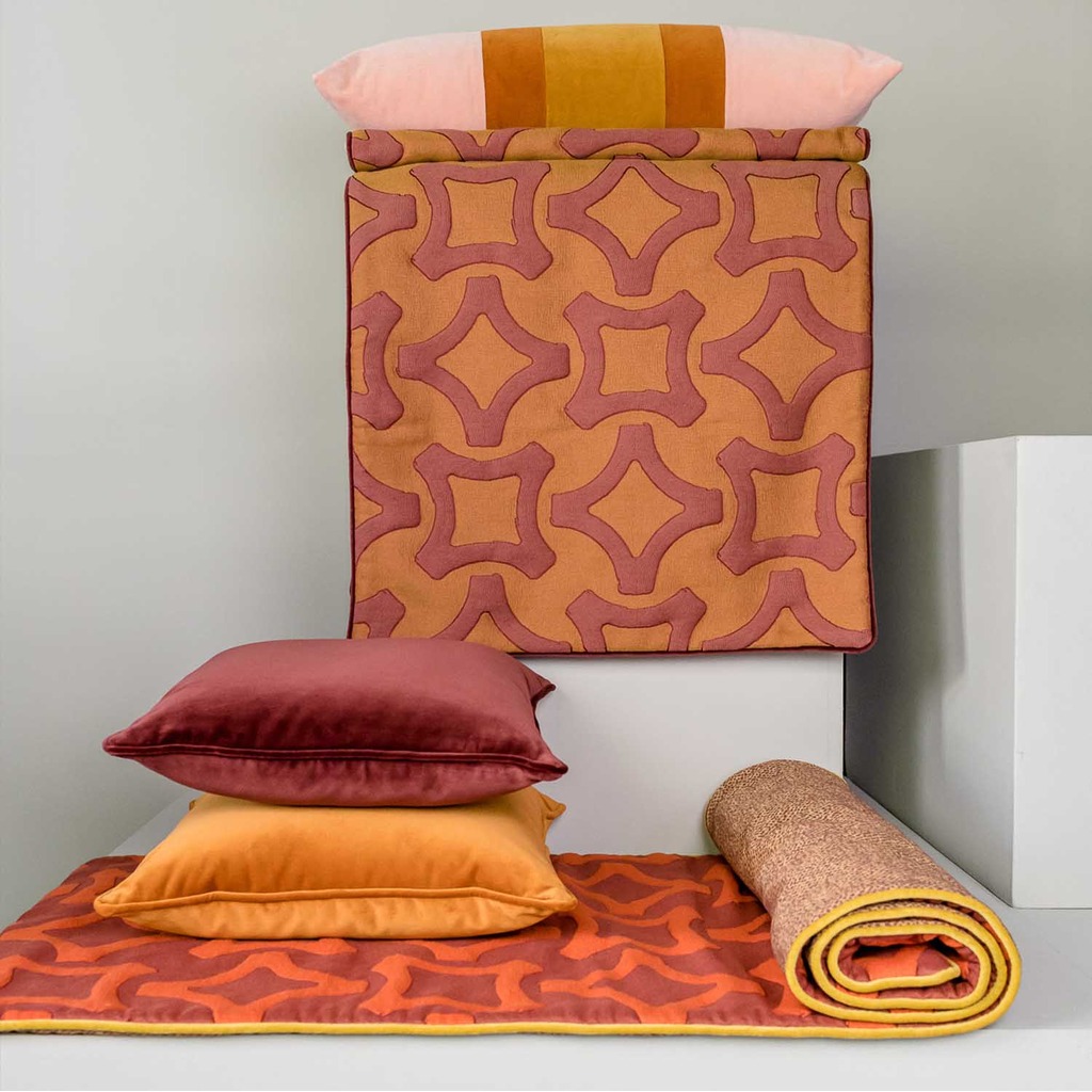 Bed Runner in designer fabric