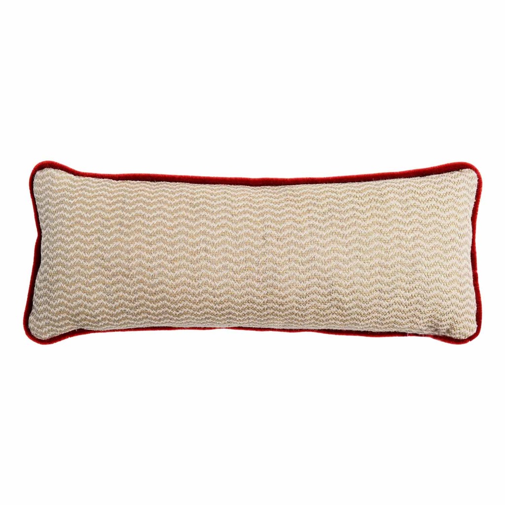 Luxurious cushion rectangular Longue in geometric fabric