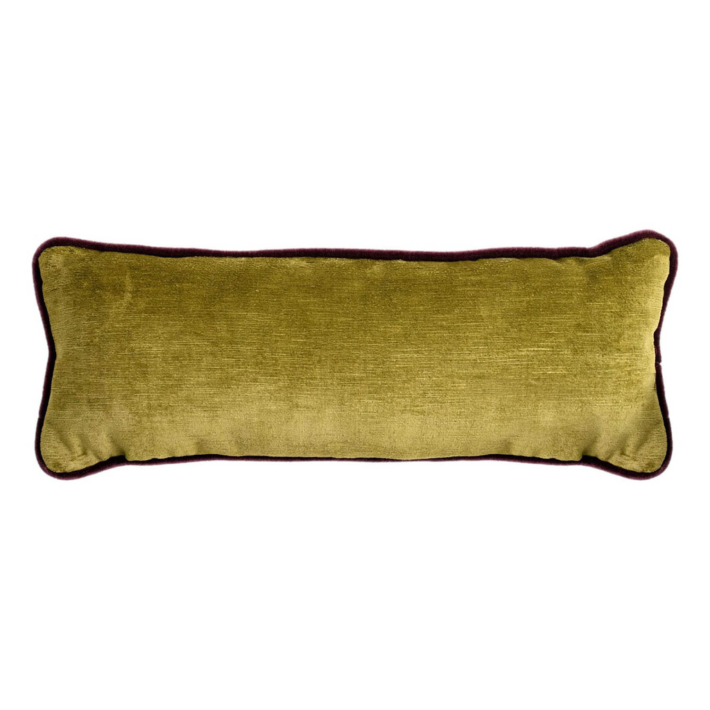 Luxurious cushion rectangular Longue in false unit fabric