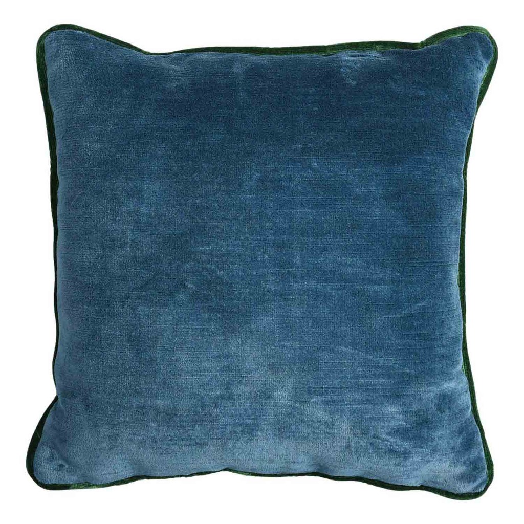Luxurious cushion square Carrè in stripes fabric
