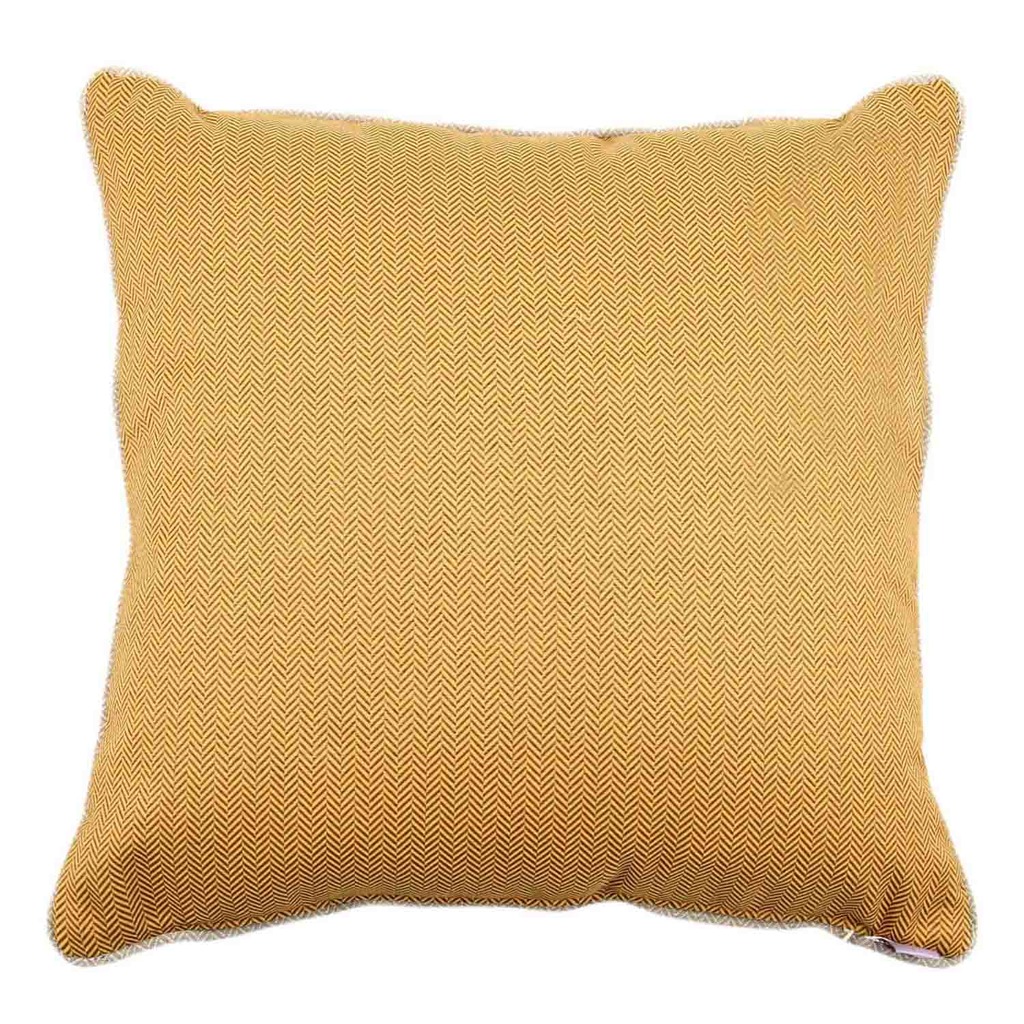 Luxurious cushion square Carrè in multicolor/pattern fabric
