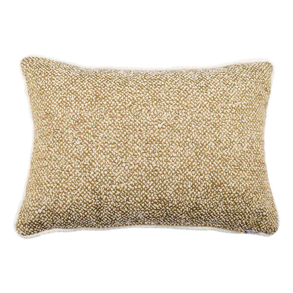 Luxurious cushion rectangular Maxielle in multicolor/pattern fabric