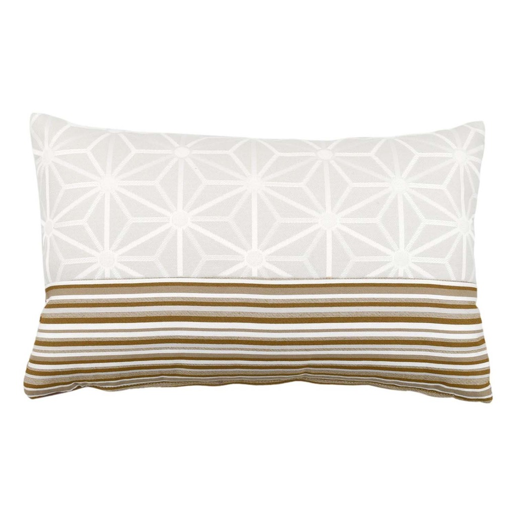 Luxurious cushion rectangular Simple Orizzontal in multicolor/pattern fabric
