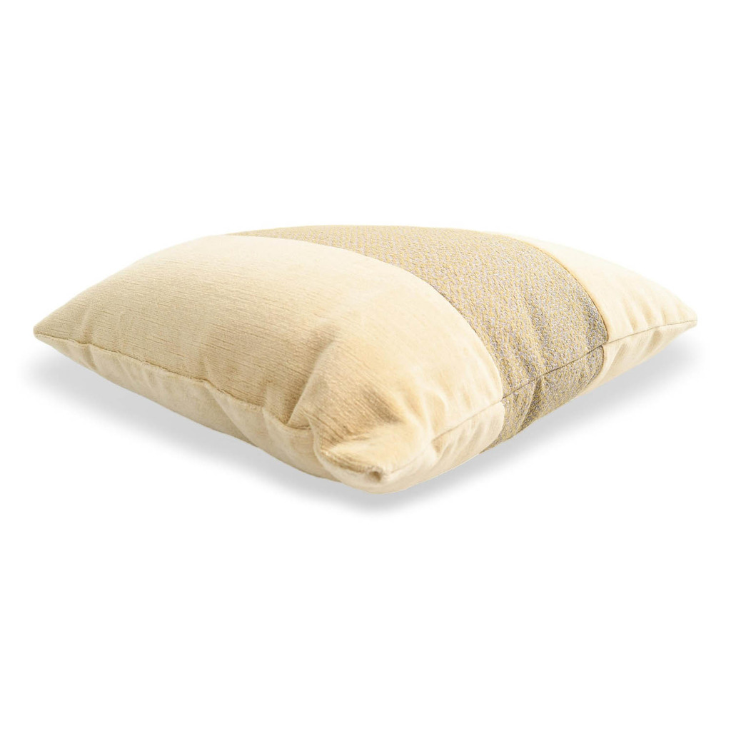 Luxurious cushion square Carrè Degradè in false unit fabric