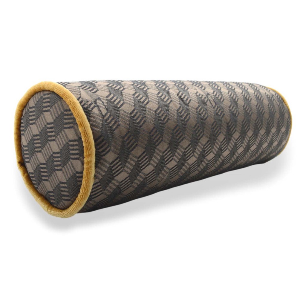 Luxurious cushion roll Rullo in multicolor/pattern fabric