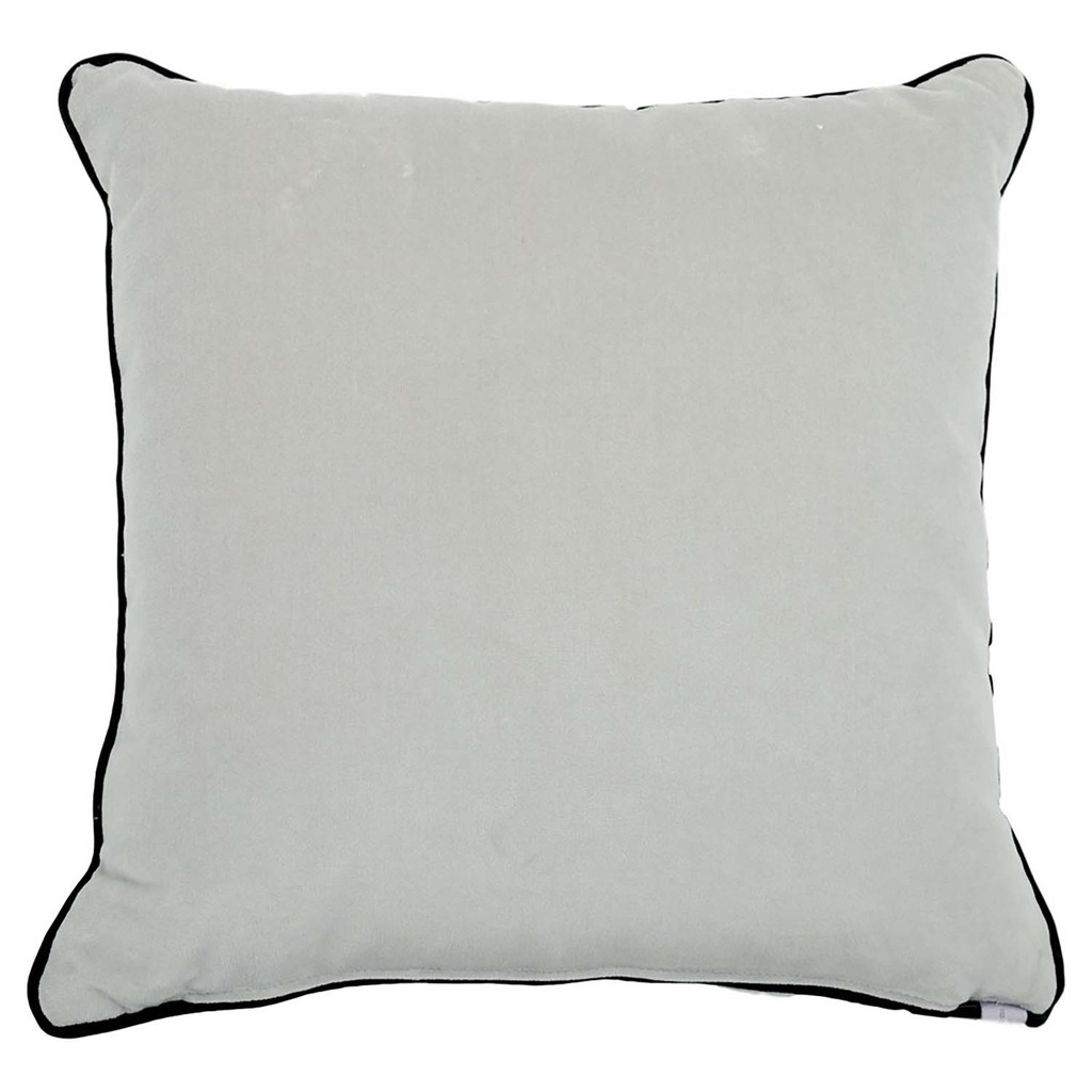 Luxurious cushion square Carrè in multicolor/pattern fabric