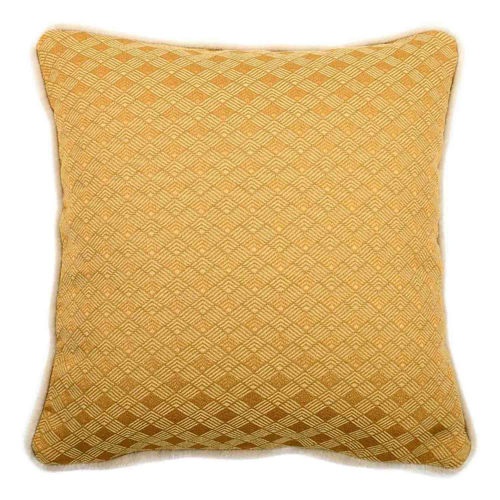 Luxurious cushion square Carrè in multicolor/pattern fabric