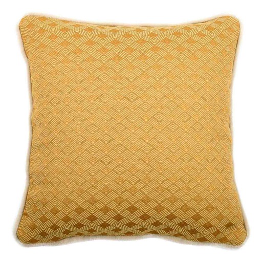 Luxurious cushion square Carrè in multicolor/pattern fabric