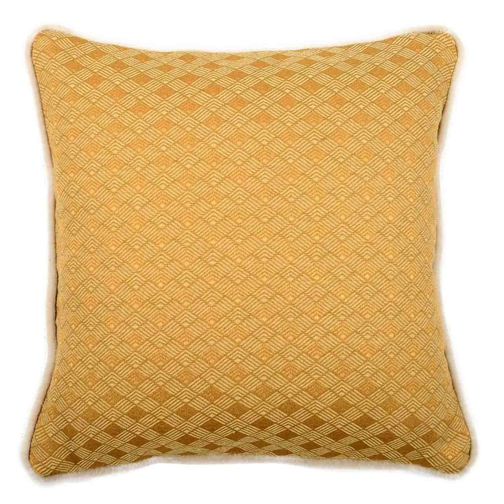 Luxurious cushion square Carrè in multicolor/pattern fabric